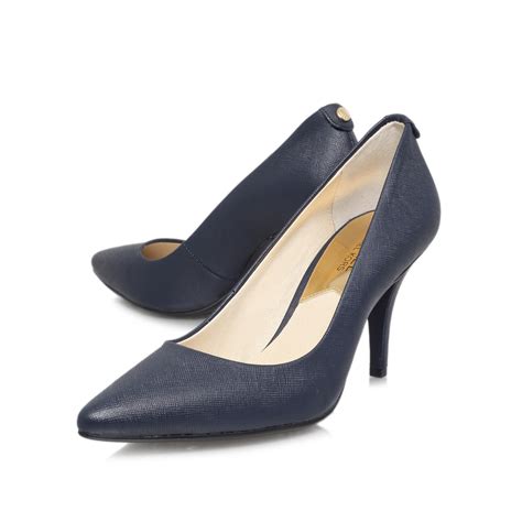 michael kors navy blue heels|michael kors navy blue shoes.